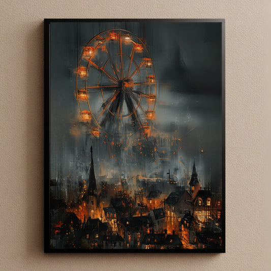 Dark Fantasy Urban Wall Art Print