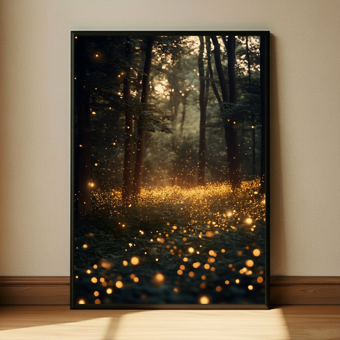 Enchanted Forest Wall Art Print Dark Maximalist Home
