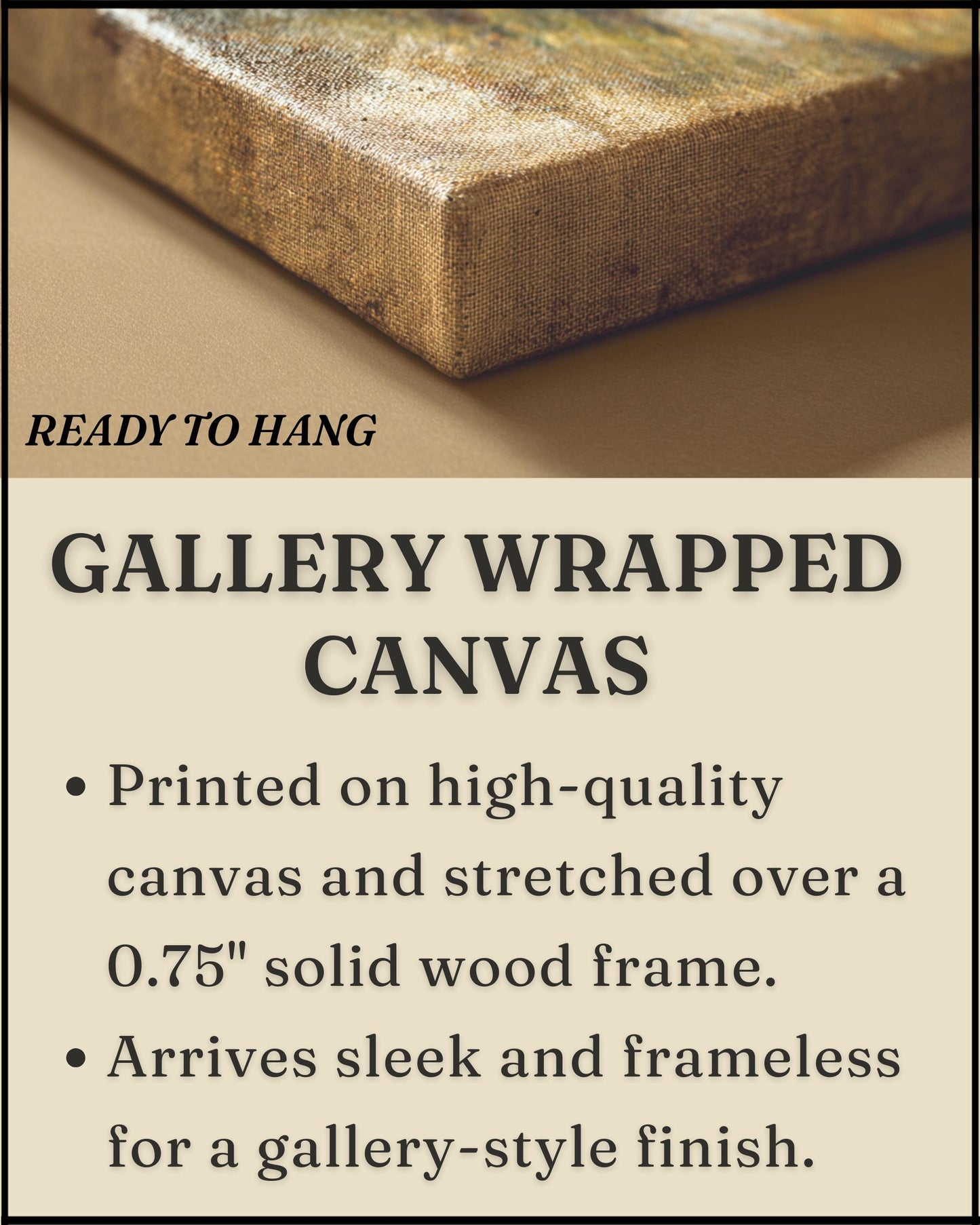 Asian Inspired Canvas - Mountain Landscape Art | Dramatic Red Gold Wall Print