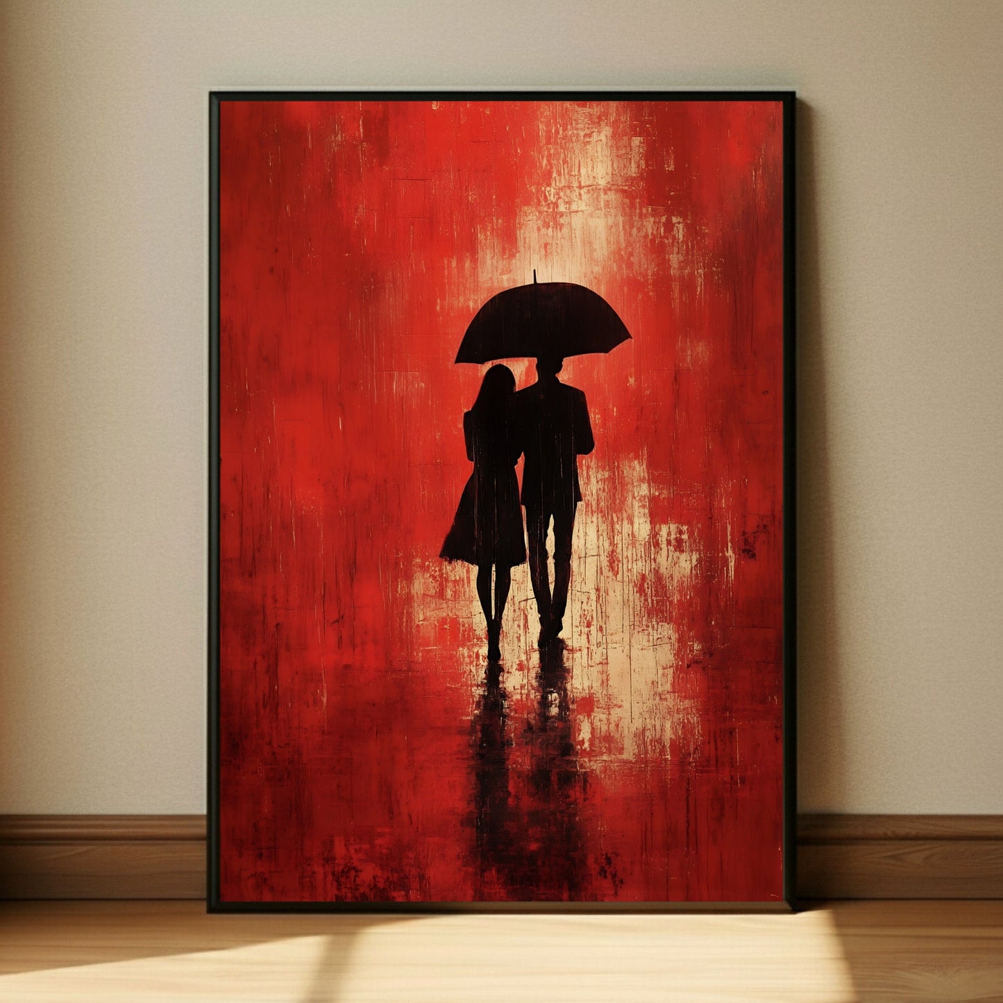 Modern Lovers Rain Wall Art Print