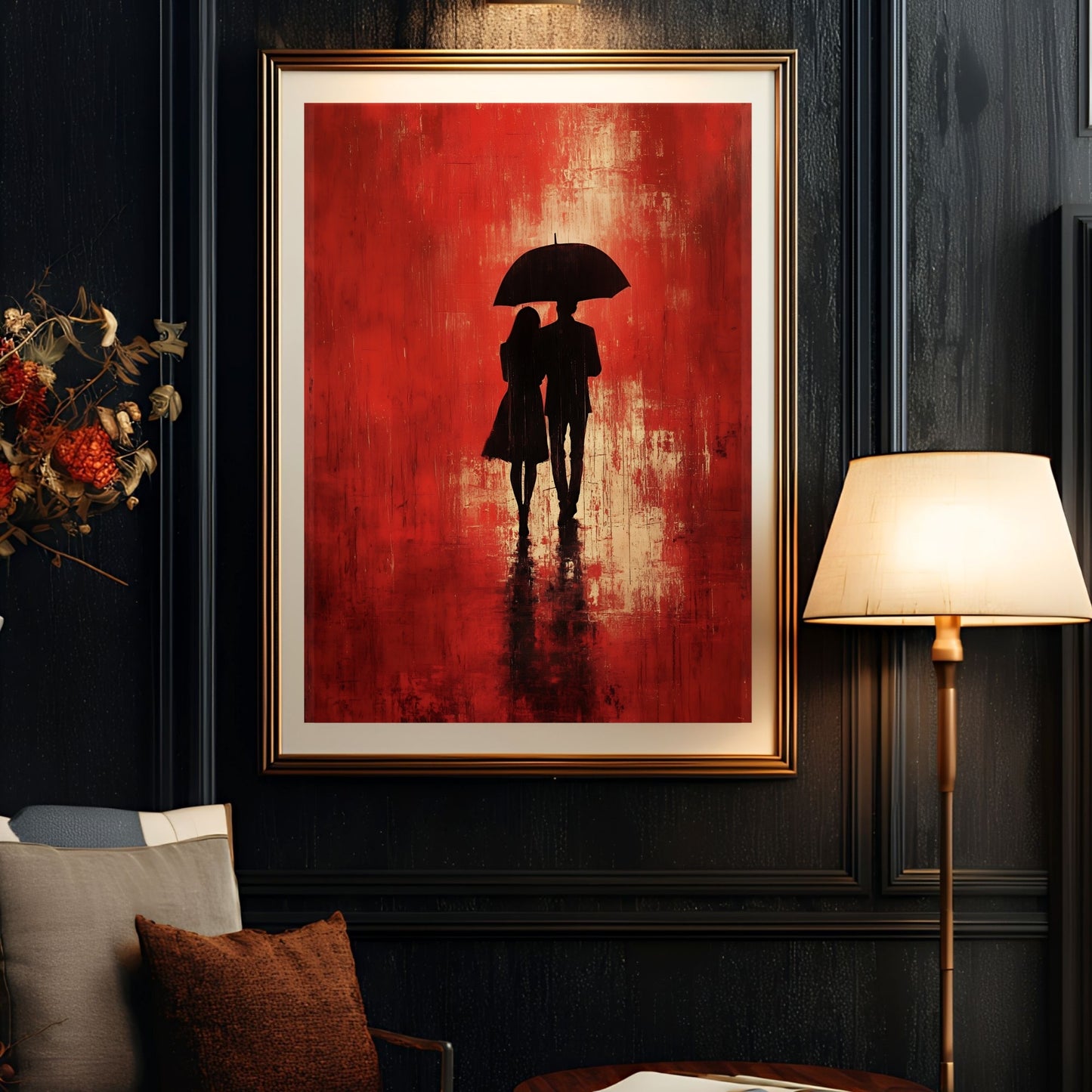 Modern Lovers Rain Wall Art Print