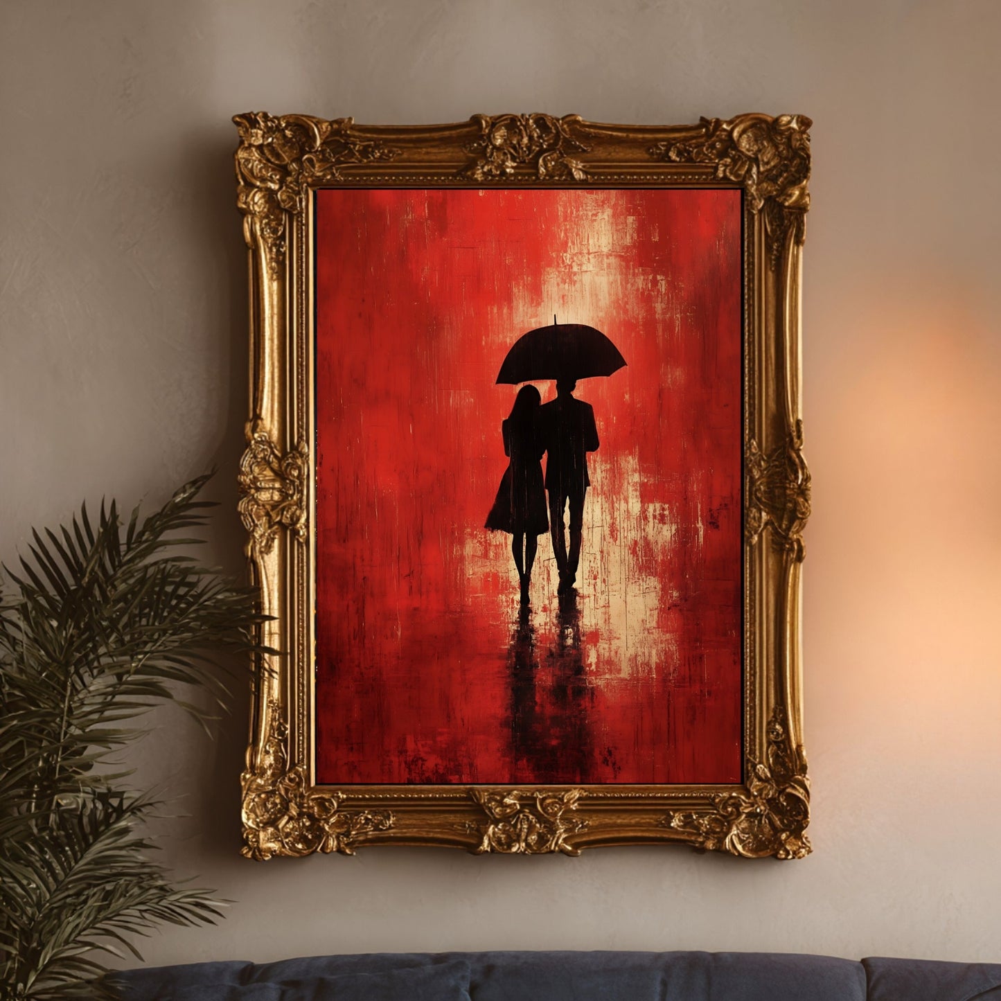 Modern Lovers Rain Wall Art Print