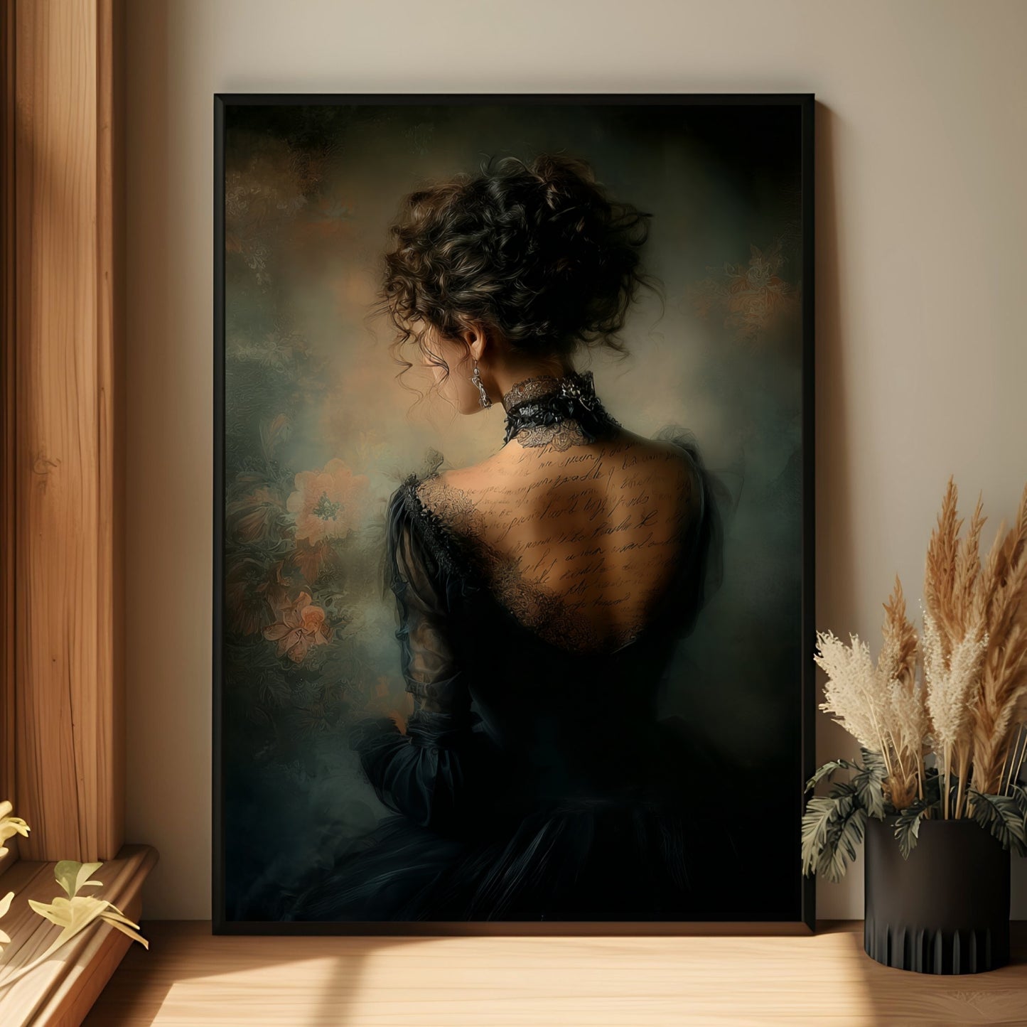 Moody Victorian Woman Wall Art