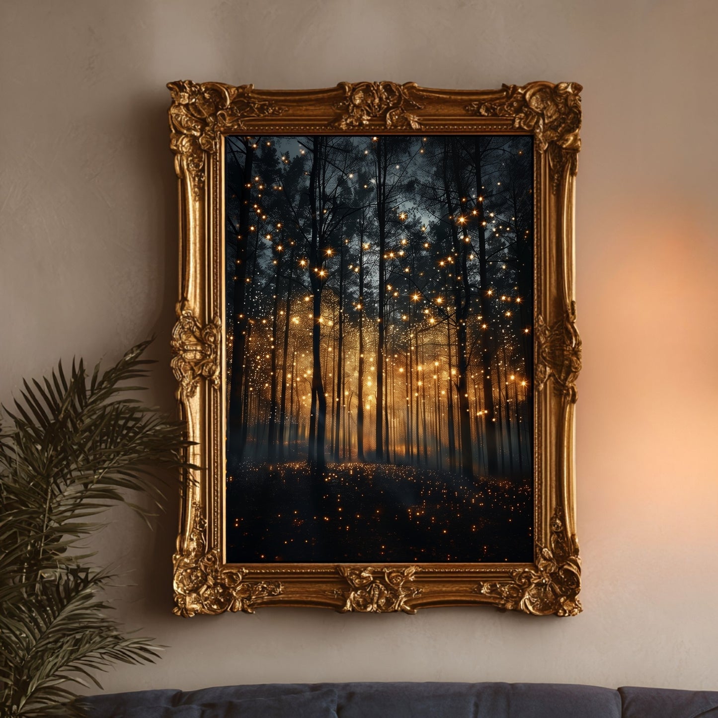 Enchanted Firefly Forest Wall Art - Our signature piece