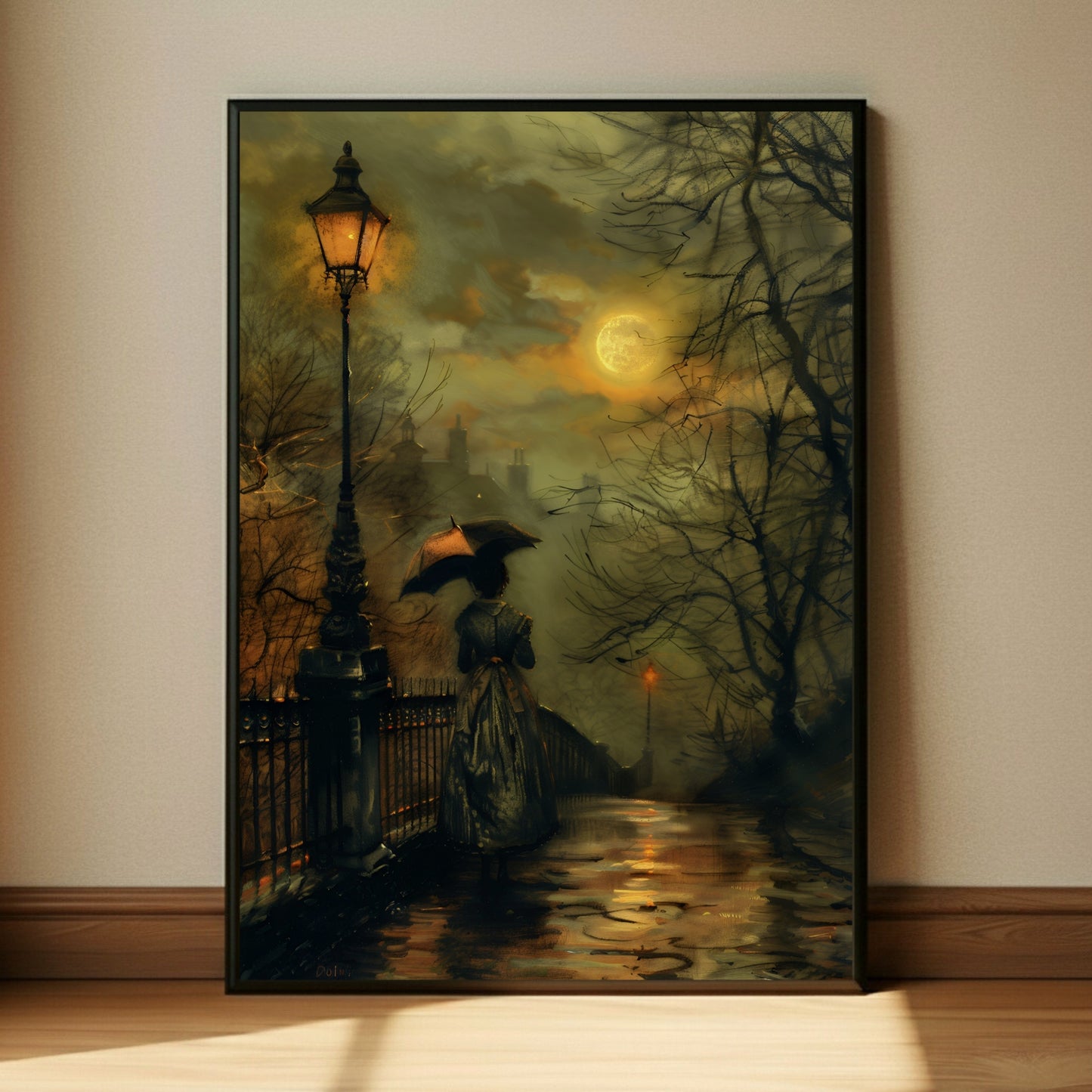 Moody Victorian Dark Academia Aesthetic Wall Art Print