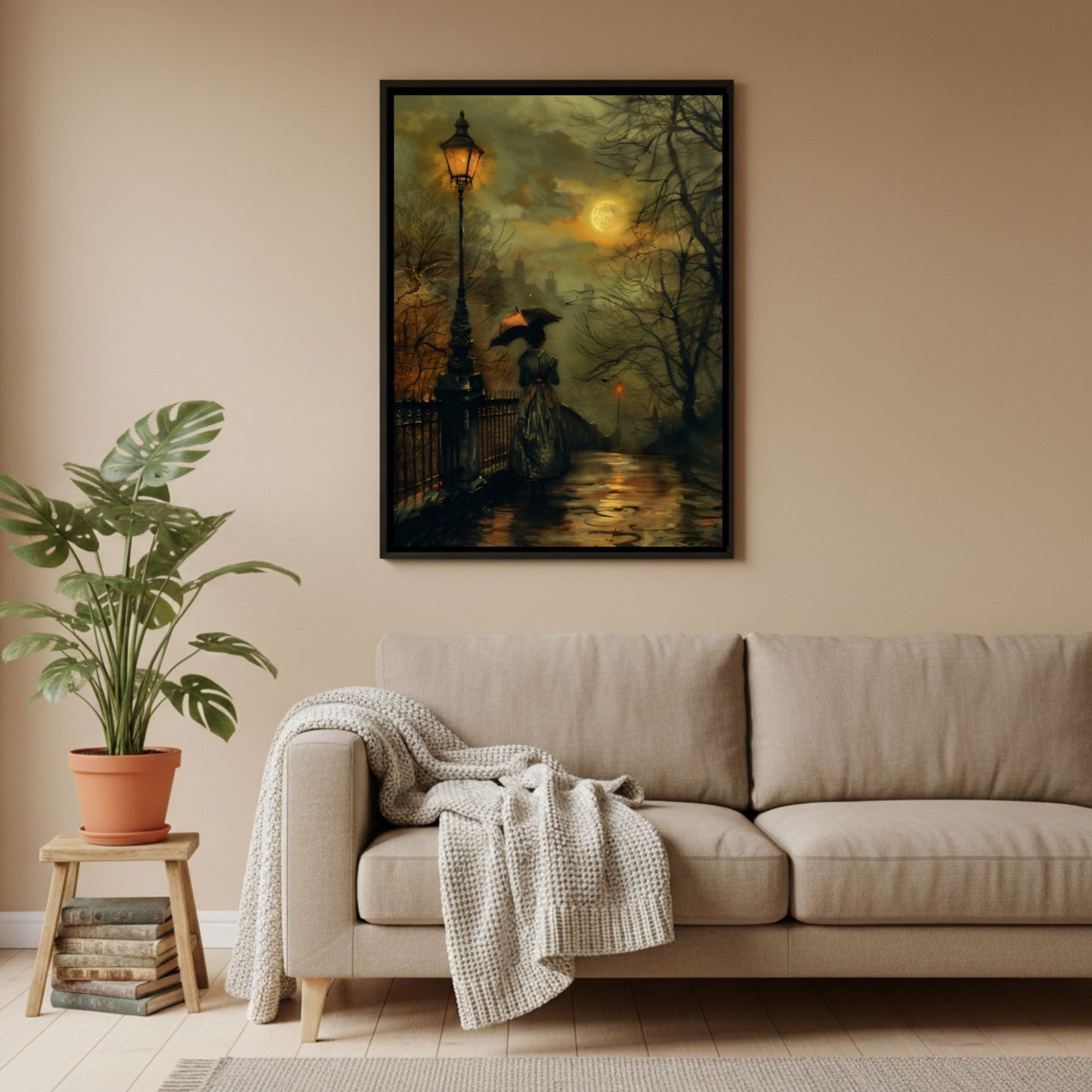 Moody Victorian Dark Academia Aesthetic Wall Art Print