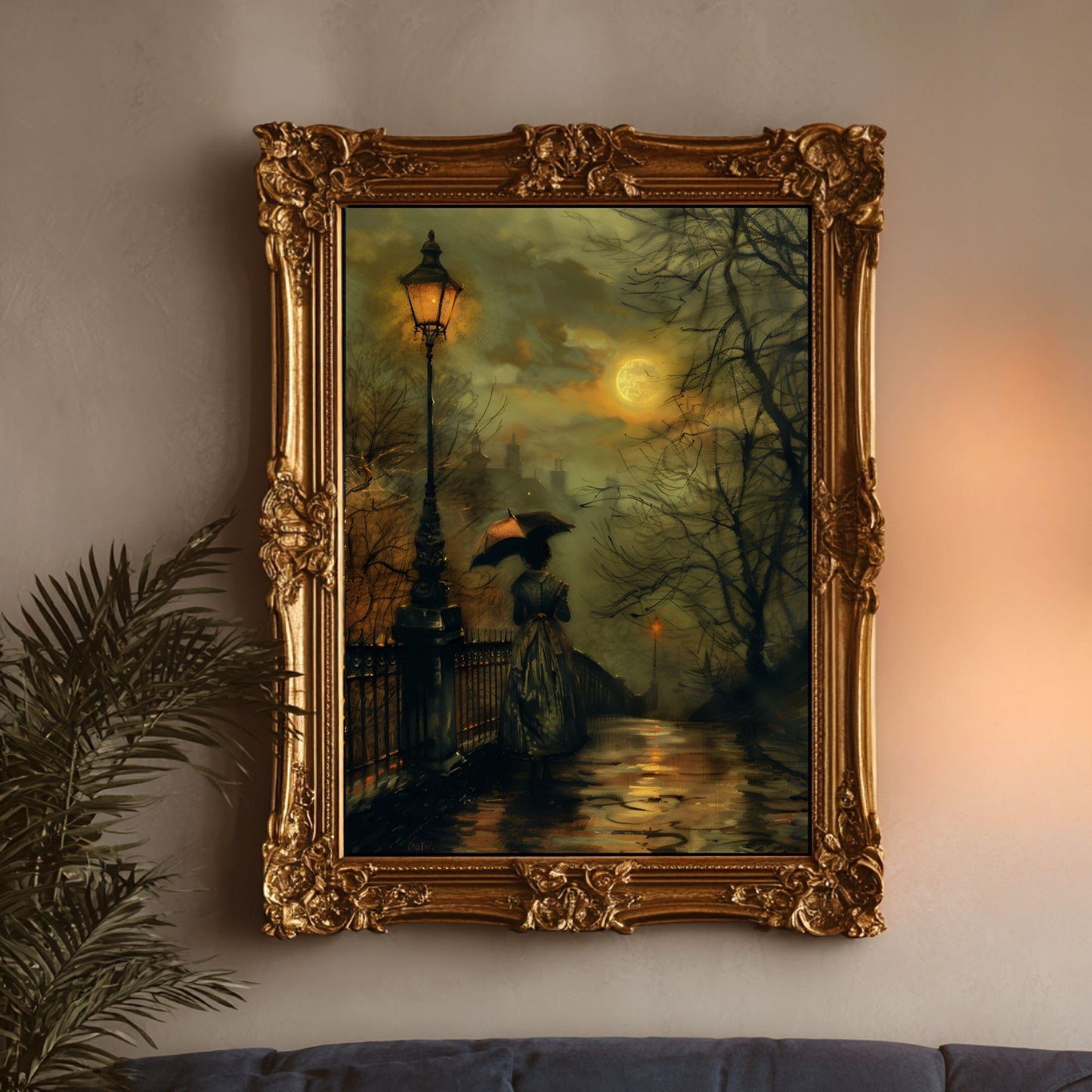 Moody Victorian Dark Academia Aesthetic Wall Art Print