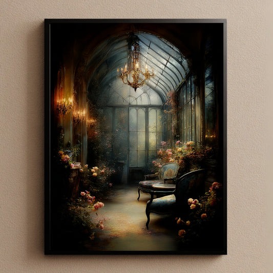 Victorian Conservatory Wall Art Print