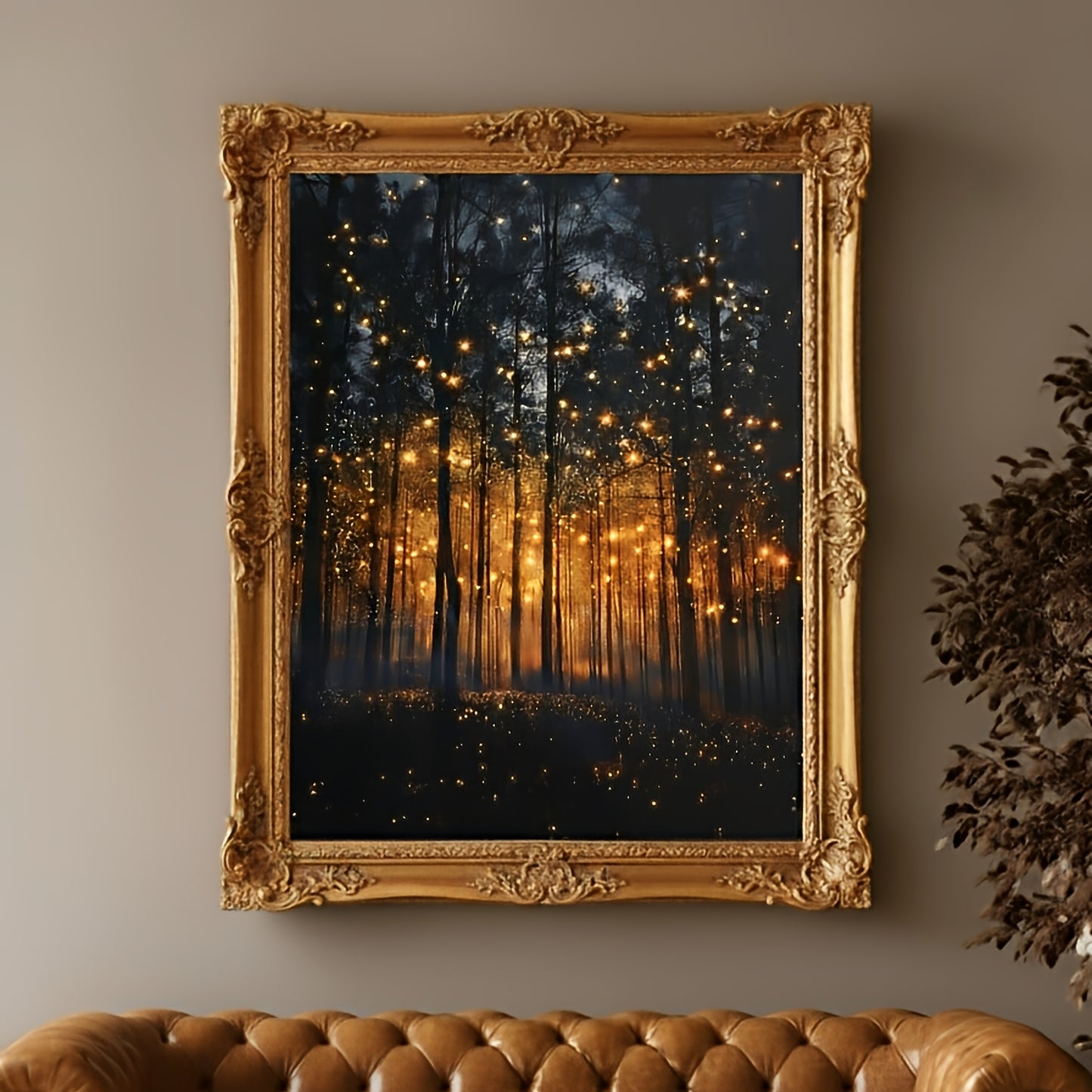Enchanted Firefly Forest Wall Art - Our signature piece