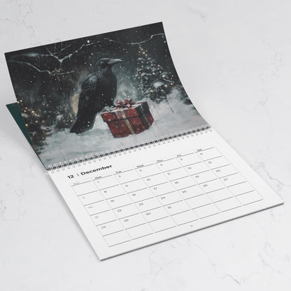 Eerie Victorian Gothic Calendar Dark Art Monthly Planner