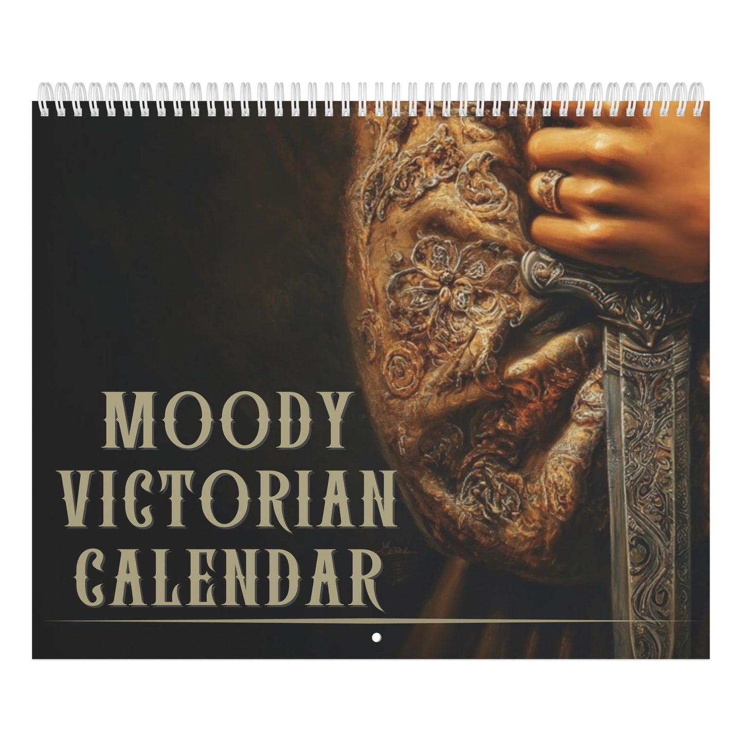 Moody Victorian Calendar 2026 – Dark Aesthetic Wall Calendar