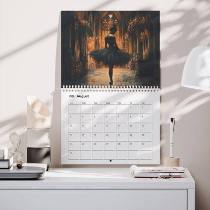 Moody Victorian Calendar 2026 – Dark Aesthetic Wall Calendar