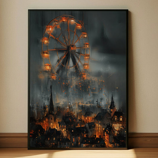 Dark Fantasy Urban Wall Art Print