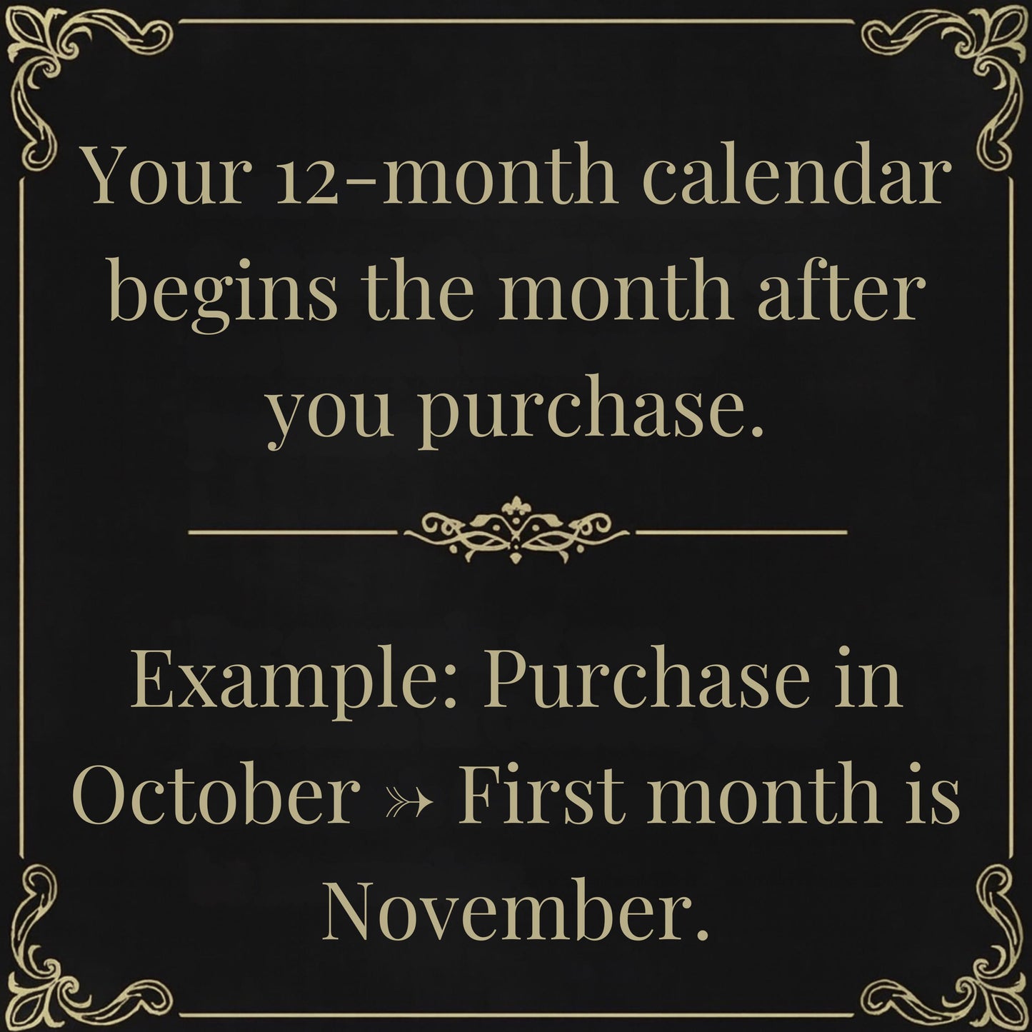 Moody Victorian Calendar 2026 – Dark Aesthetic Wall Calendar