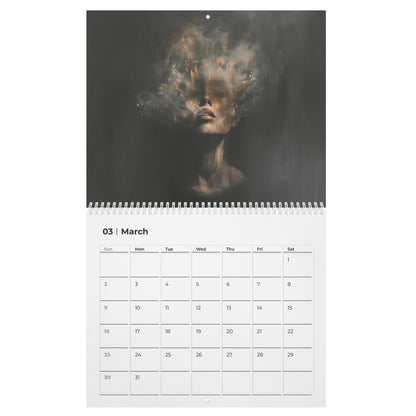 Dark Feminine Calendar 2026, Christmas Gift for Best Friend