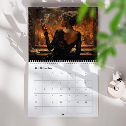 Dark Feminine Calendar 2026, Christmas Gift for Best Friend