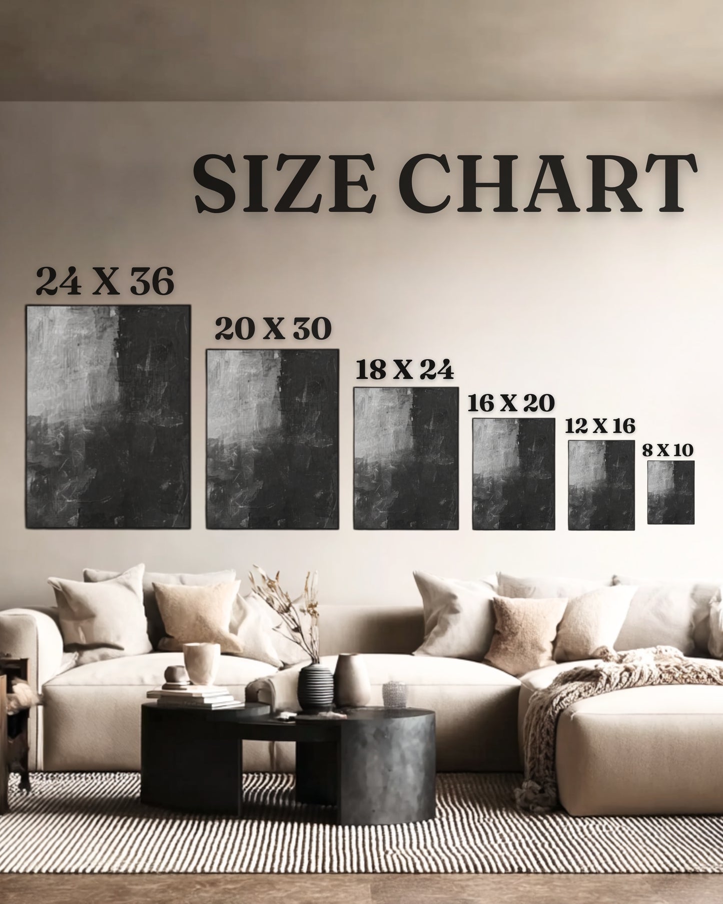 Dark Floral Moody Wall Art Print